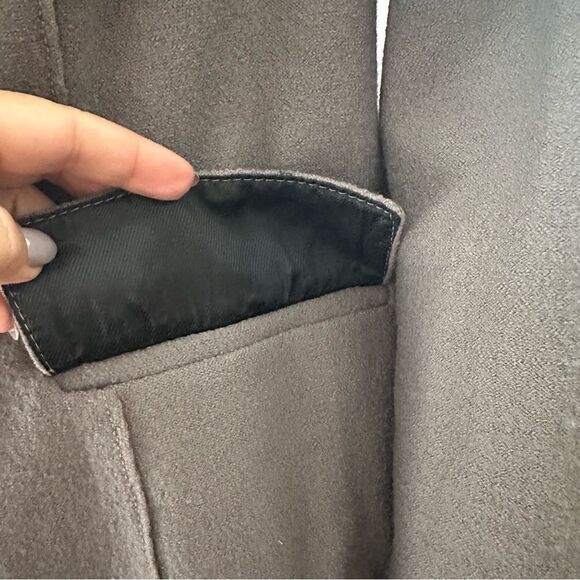 Marc Cain 100% Wool Fringe Collar Blazer Sz 14 - Picture 9 of 15